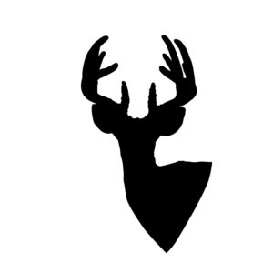 Bucks Head Whitetail Buck Hunting Decal Whitetail Buck Head Sticker