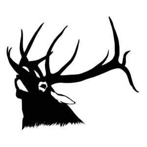 Bull Elk Bugle Decal Elk Hunting Sticker