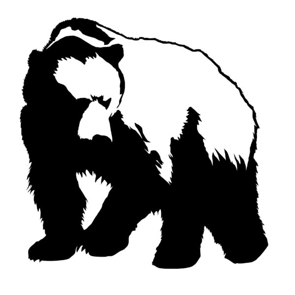 Brown Bear Decal Grizzly Bear Decal 1408