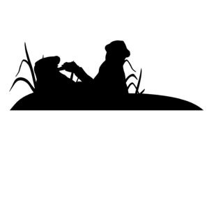 Layout Hunter with Dog Decal