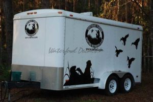 Waterfowl Hunting Trailer Decals