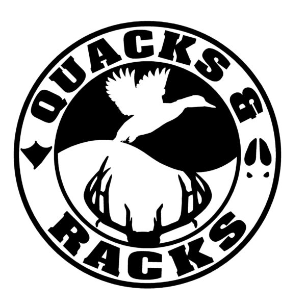 Quacks and Racks - Duck and Deer Hunting Decal