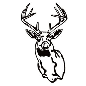 Deer Profile Hunting Sticker 1205
