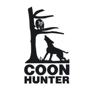 Coon Hunter Decal - Coon Hunter Sticker - 1216