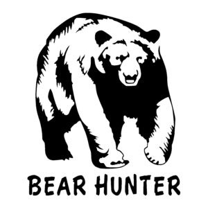 Bear Hunter Decal - Bear Hunting Sticker - 1219