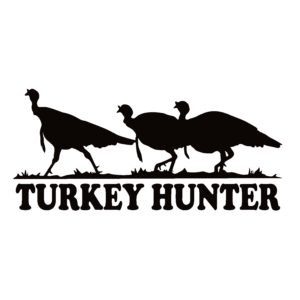 turkey hunting decal
