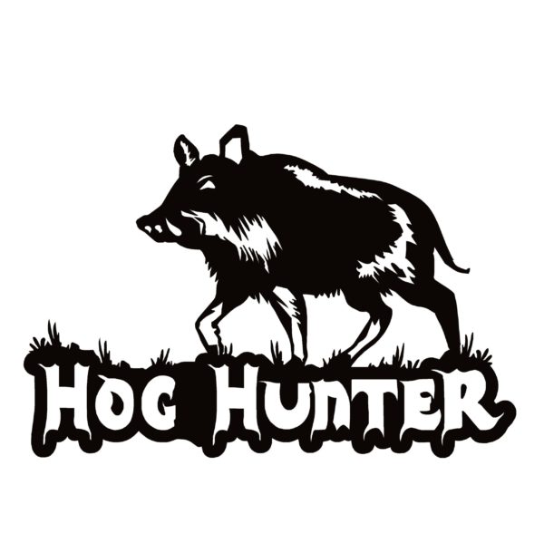Hog Hunter Decal - Hog Hunting Sticker - 1253