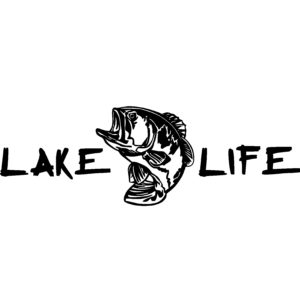 Lake Life Decal - Lake Life Sticker - 1257