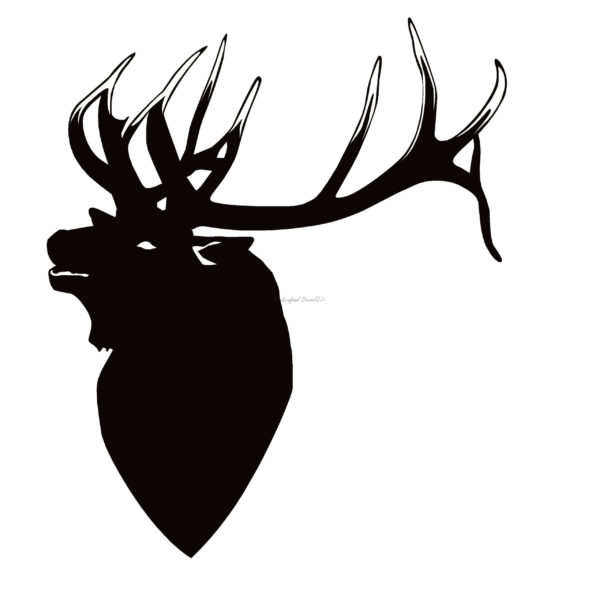 Bull Elk Sticker