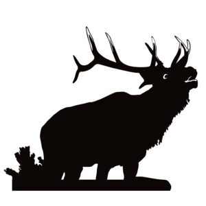 Bugling Bull Elk Hunting Sticker - 7108