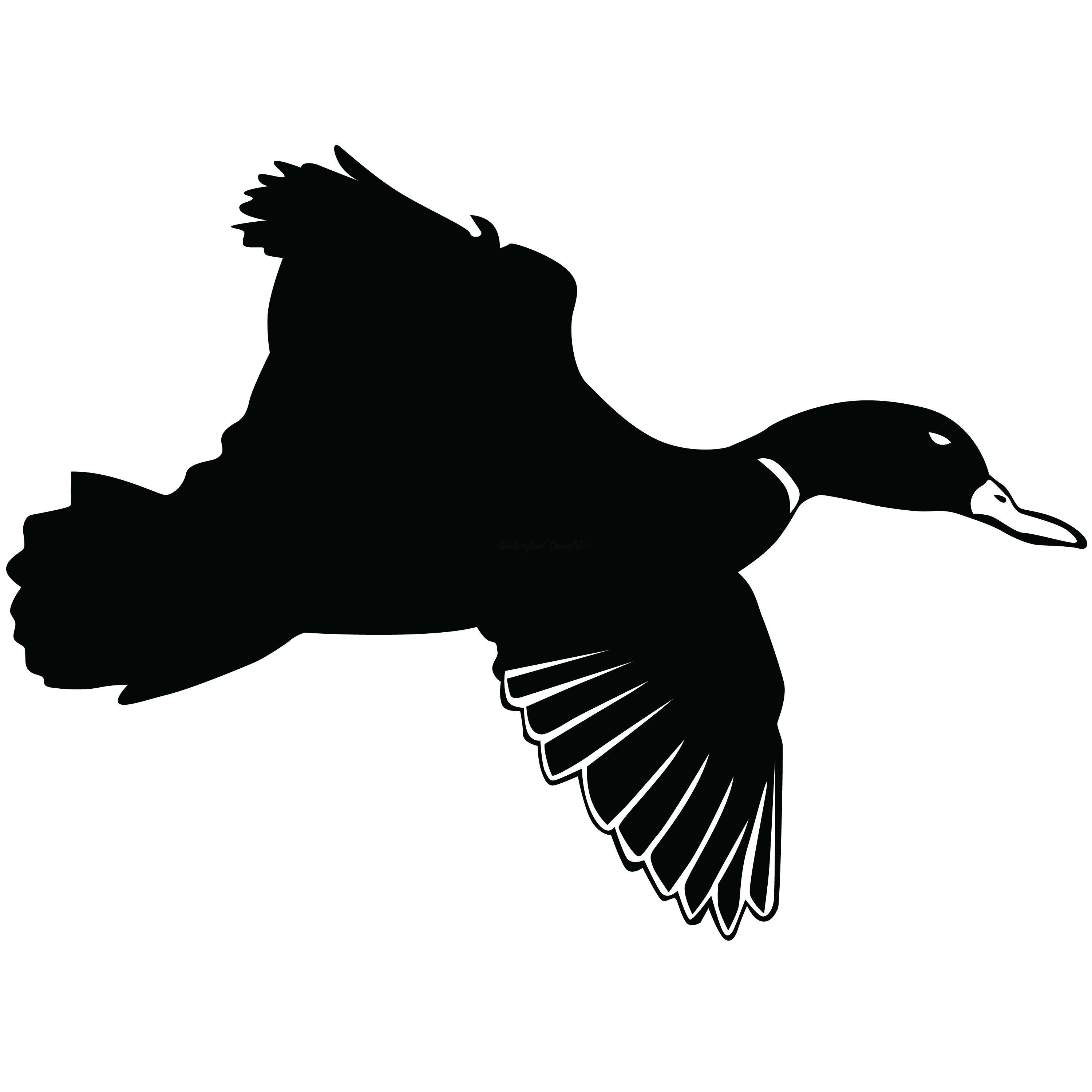 Duck Fly by Decal Duck Flyn' By Sticker - Waterfowldecals