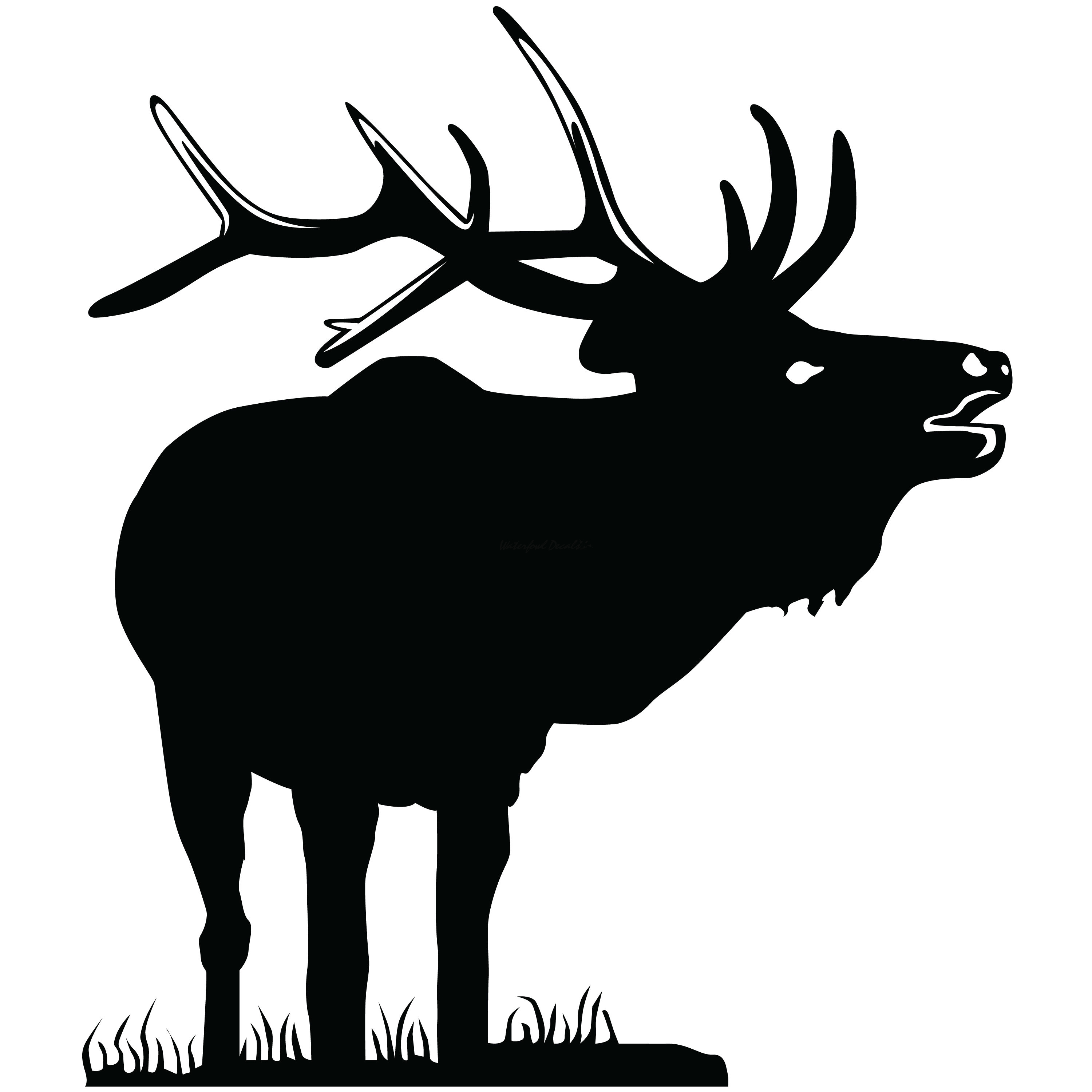 Bull Elk Calling Decal – Bull Elk Sticker - WaterfowlDecals