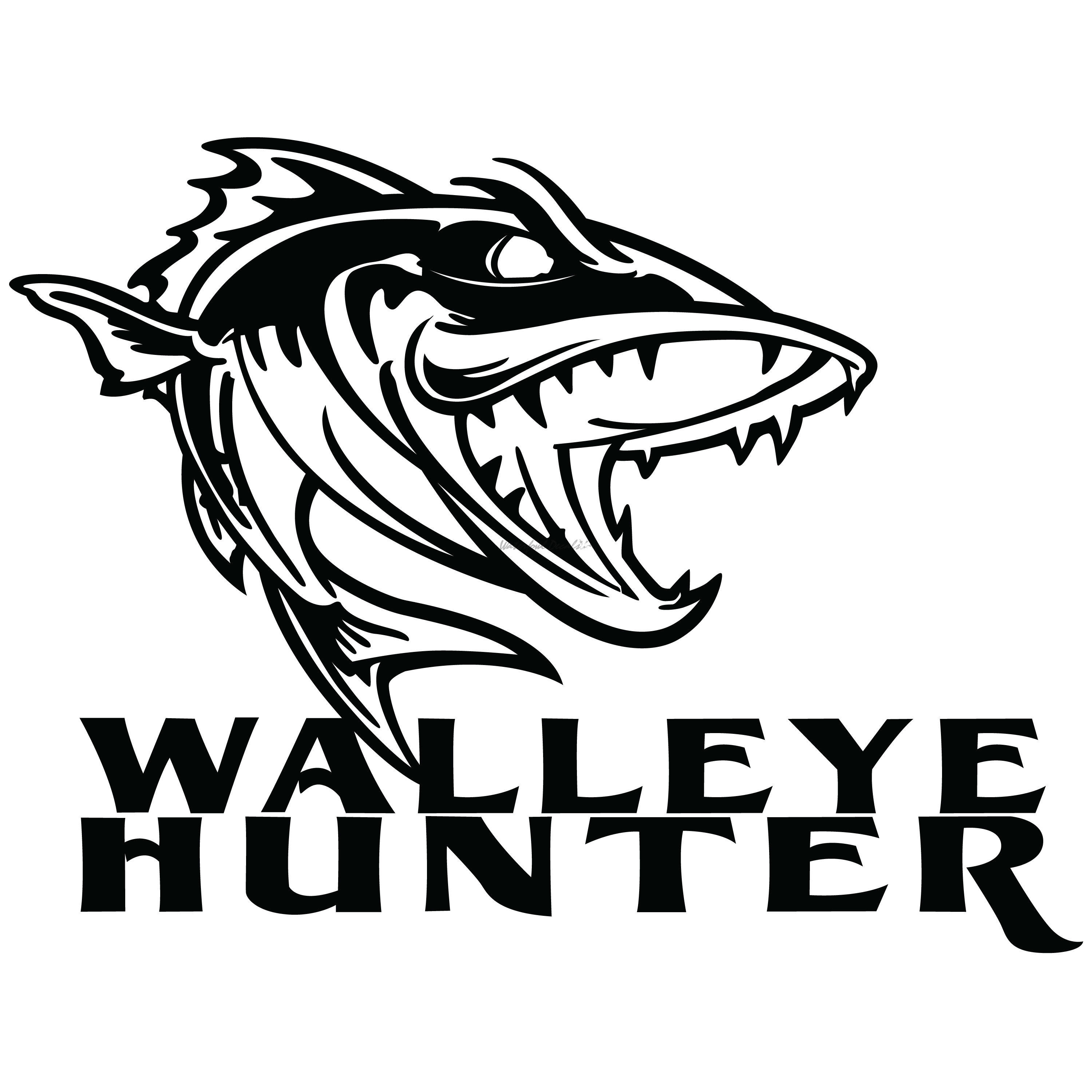 Download Walleye Fishing Sticker Walleye Decal Walleye Fishing ...