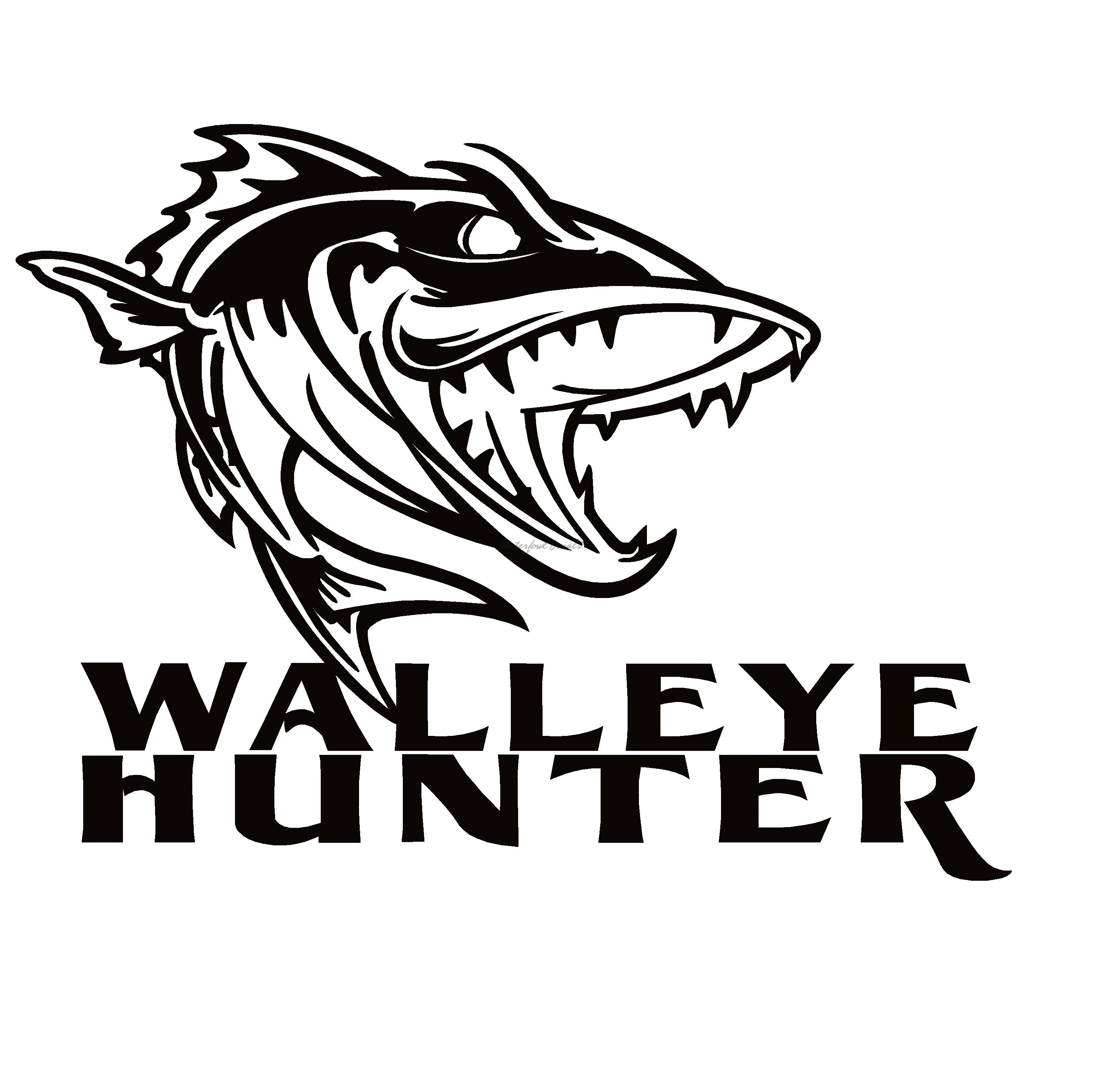 Walleye Decals Svg