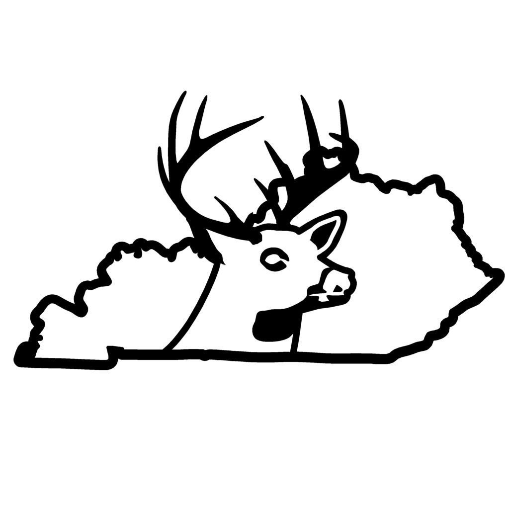 Kentucky Deer Hunting Car Truck Window Decal