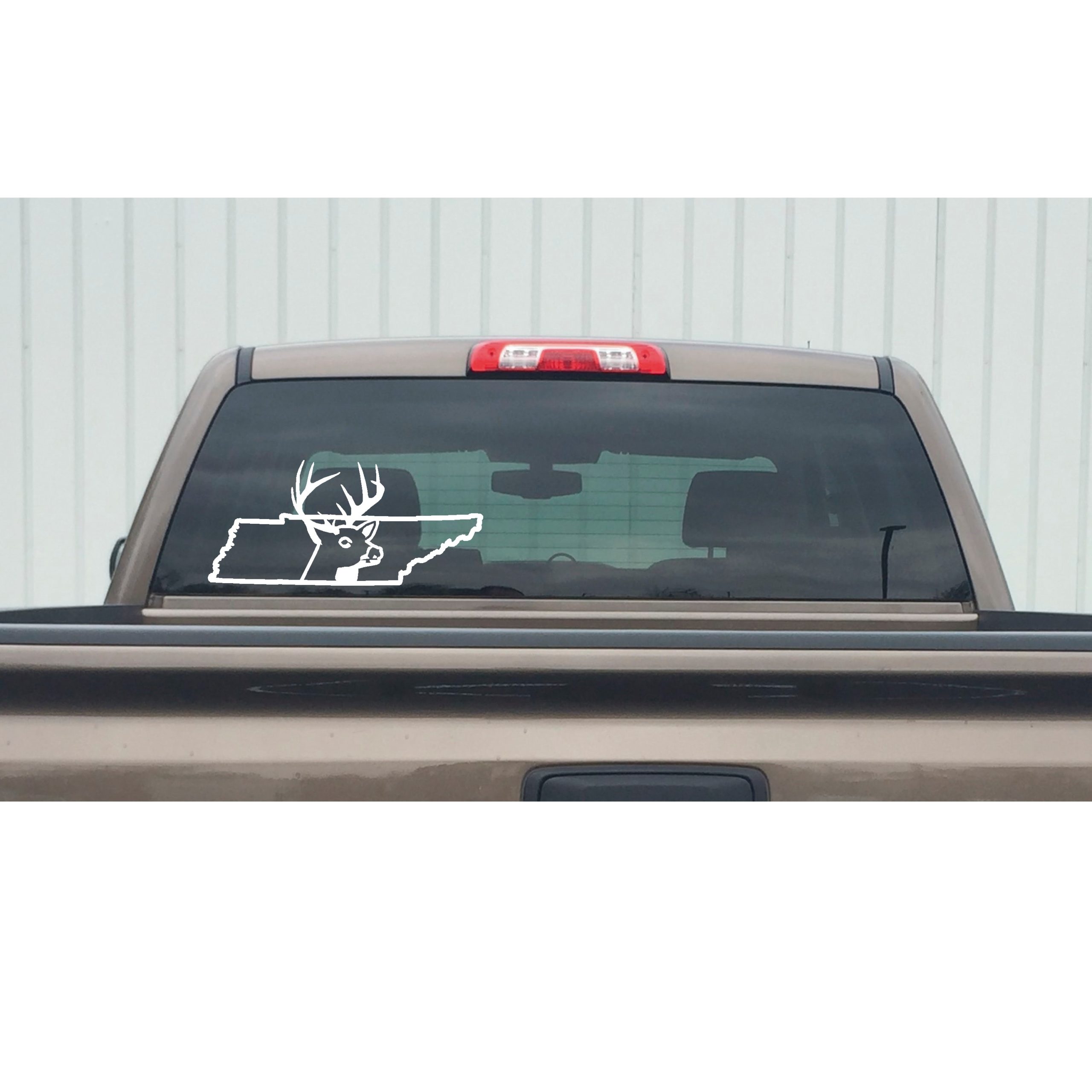 Tennessee Deer State Buck Hunting Car Truck Window Bumper Vinyl Graphic Decal Sticker DSTN1 | Medium | Black