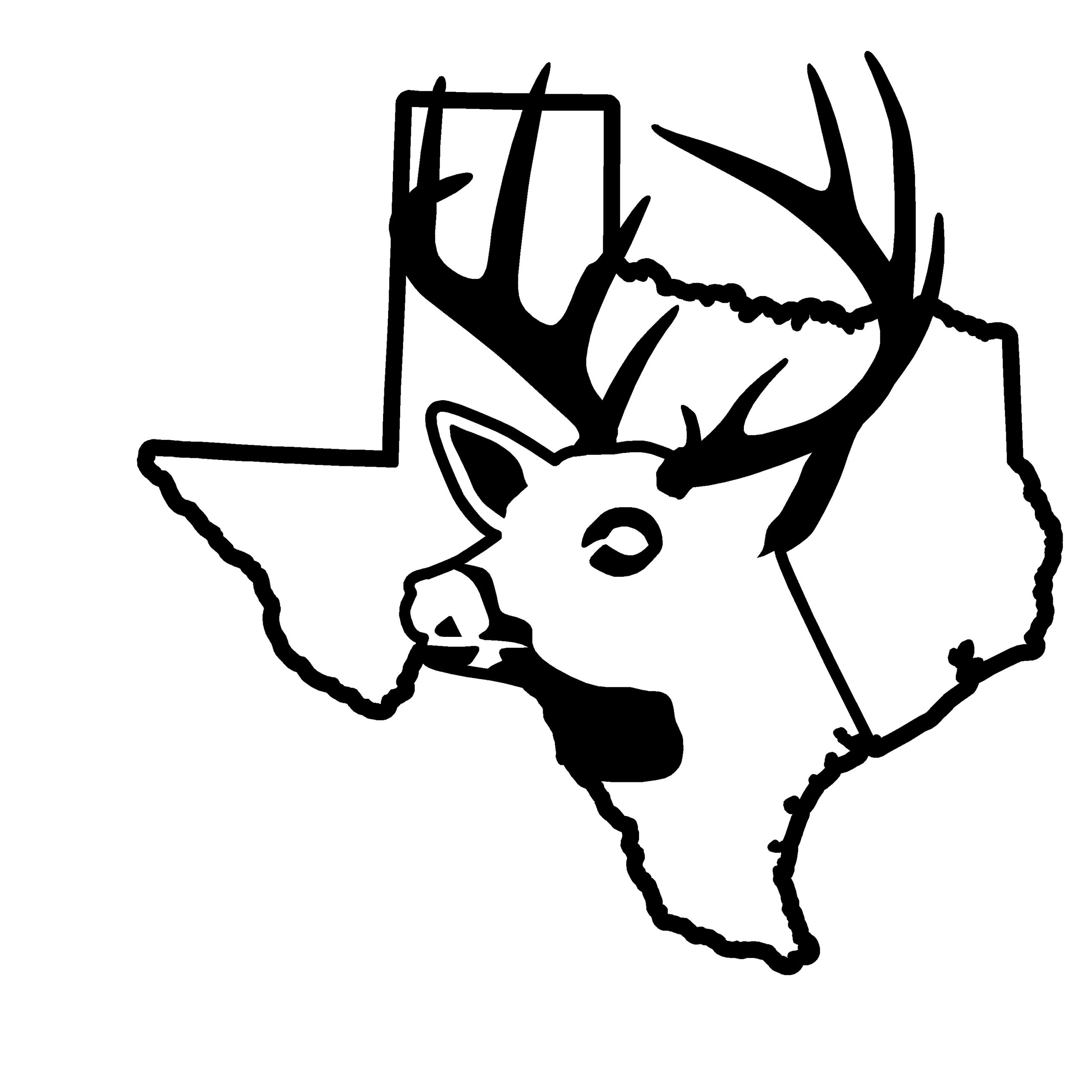 Size #196 Buck Deer Tracks Hunting Decal Sticker Choose Color