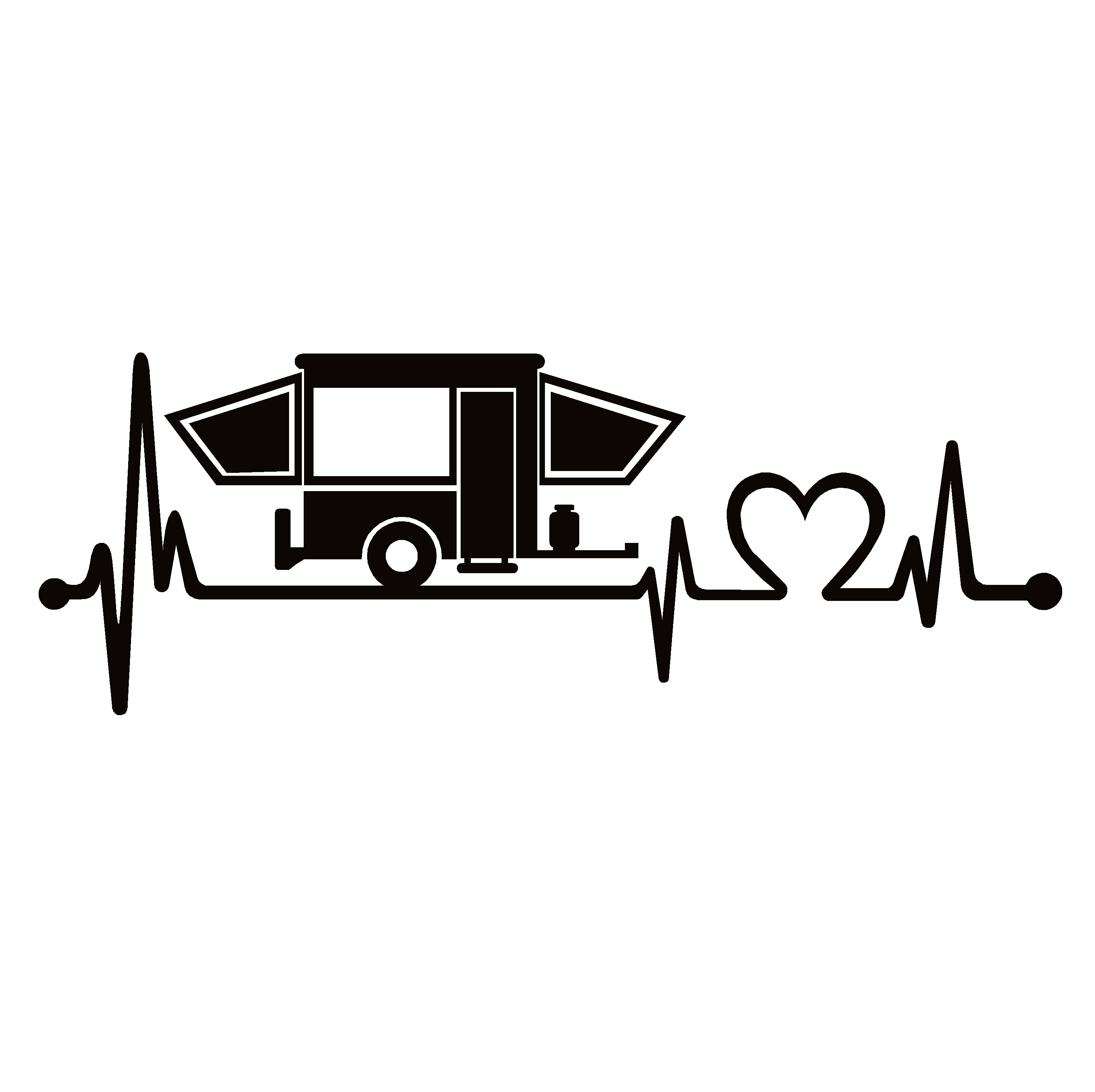 Pop-up Camper decal camping decal pop up camping decal pop up...