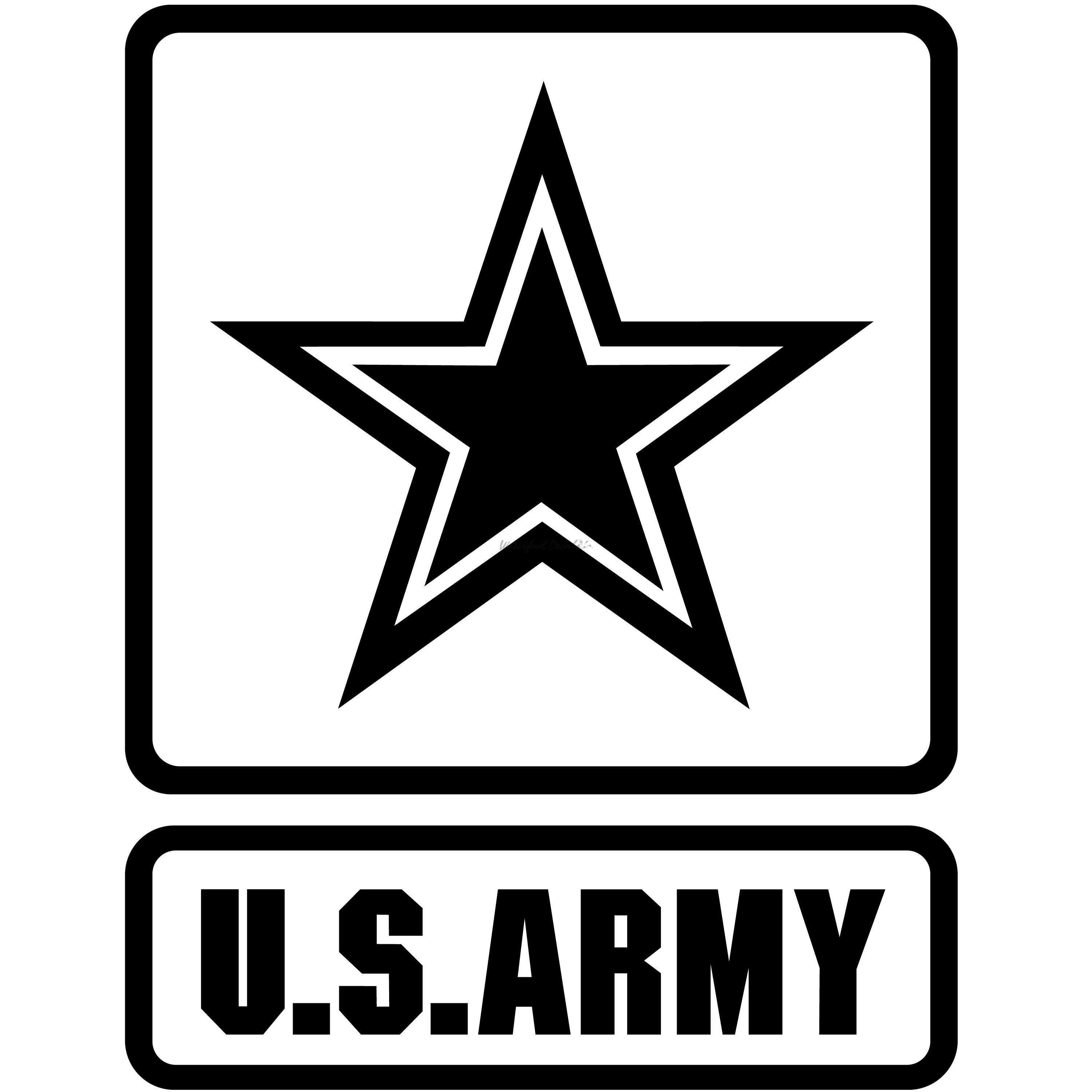 U.S. Army Vinyl Decal - U.S. Army Decal - WaterfowlDecals.com
