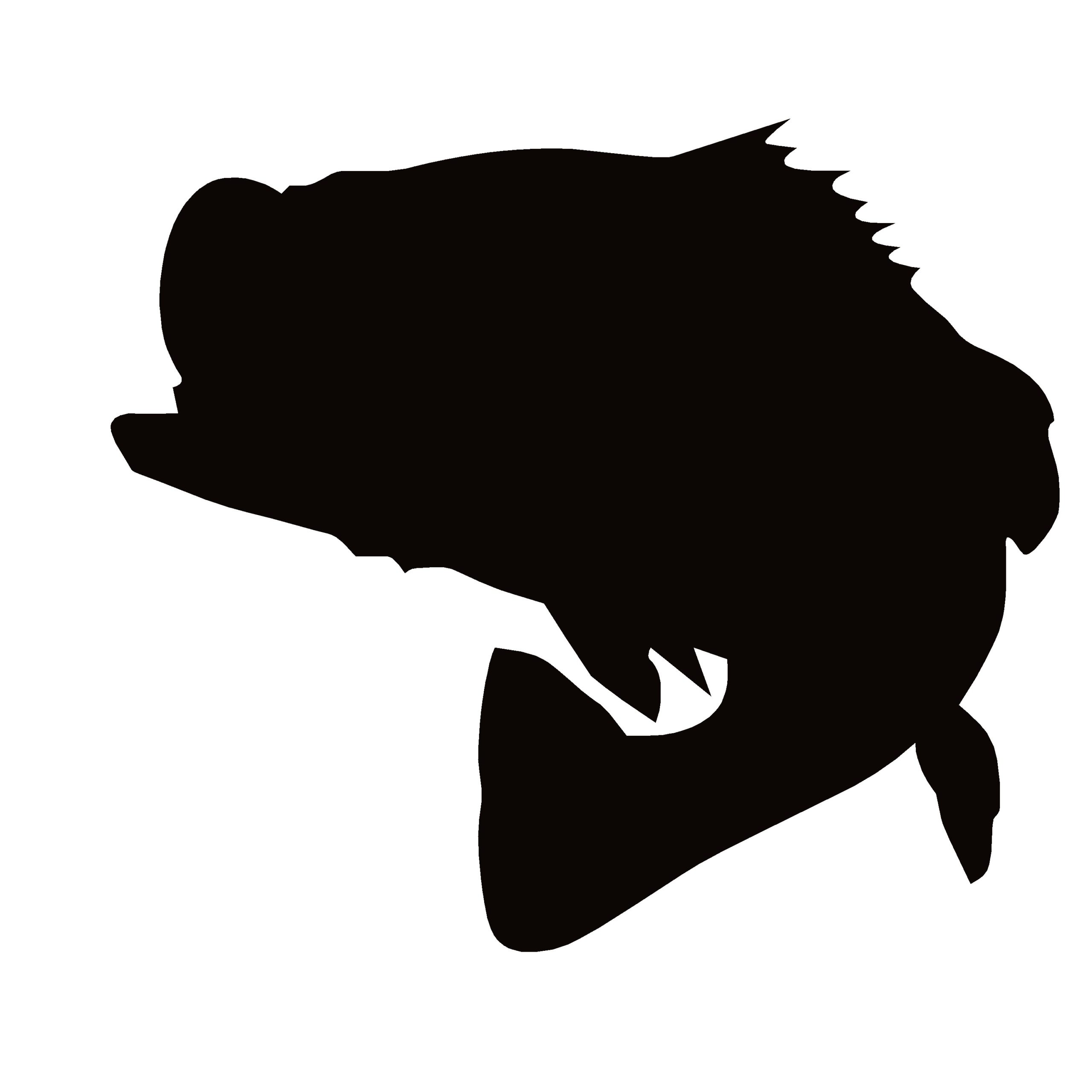 Large Mouth Bass Decal - Large Mouth Bass Fishing Decal