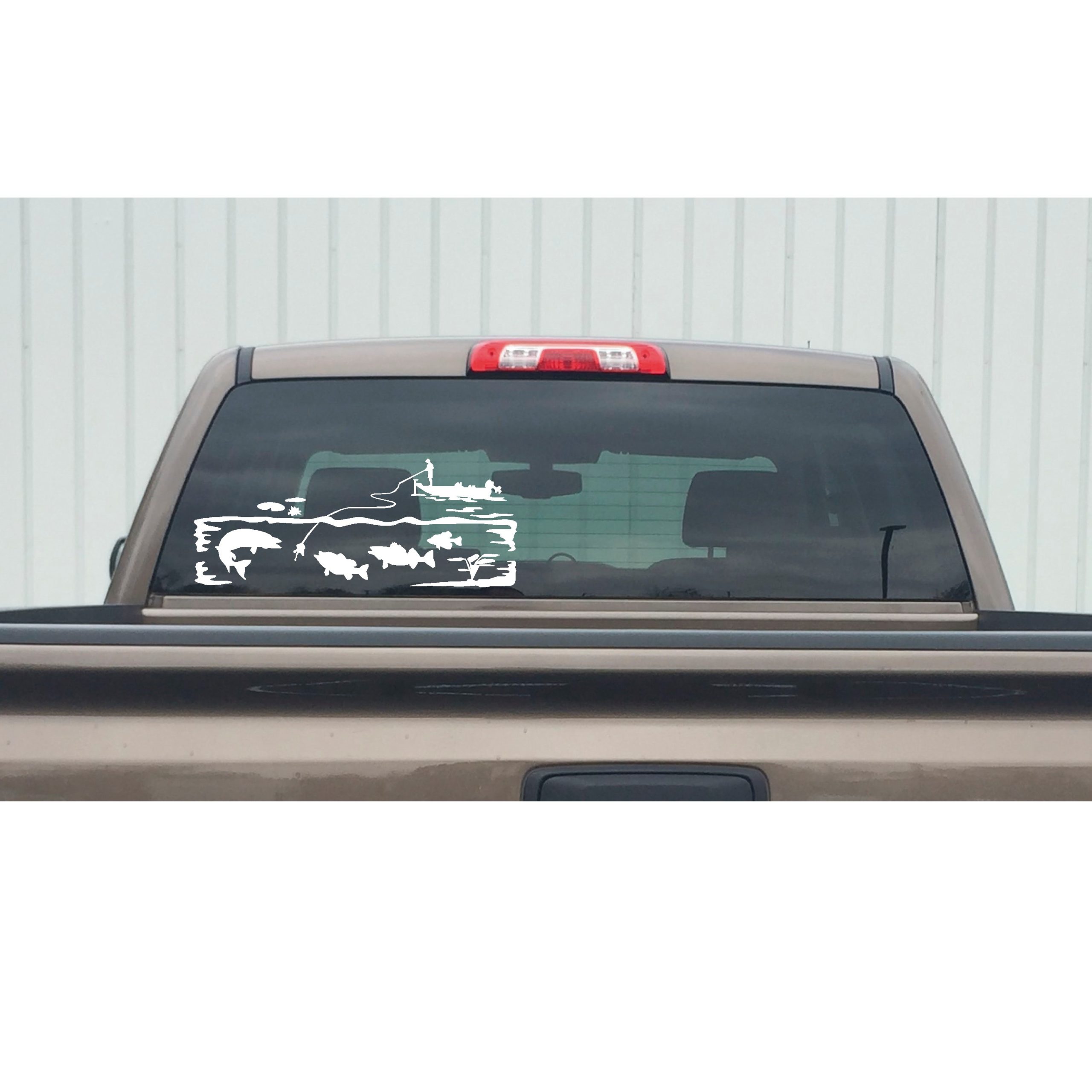 Fishing Decals lot of (13) stickers，good to stick on yuur truck