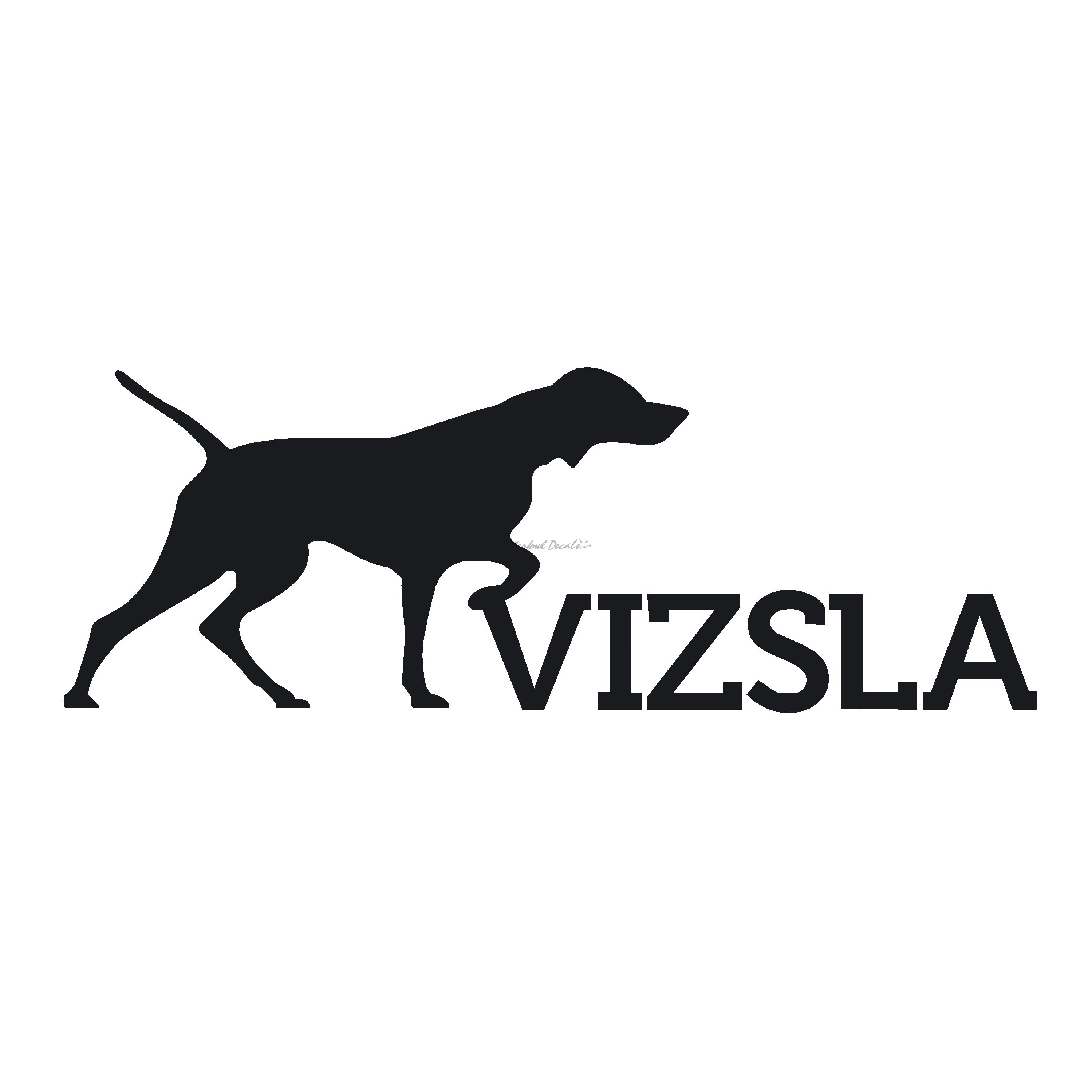 Vizsla Hunting Dog Decal - Vizsla Hunting Dog Sticker - 7029