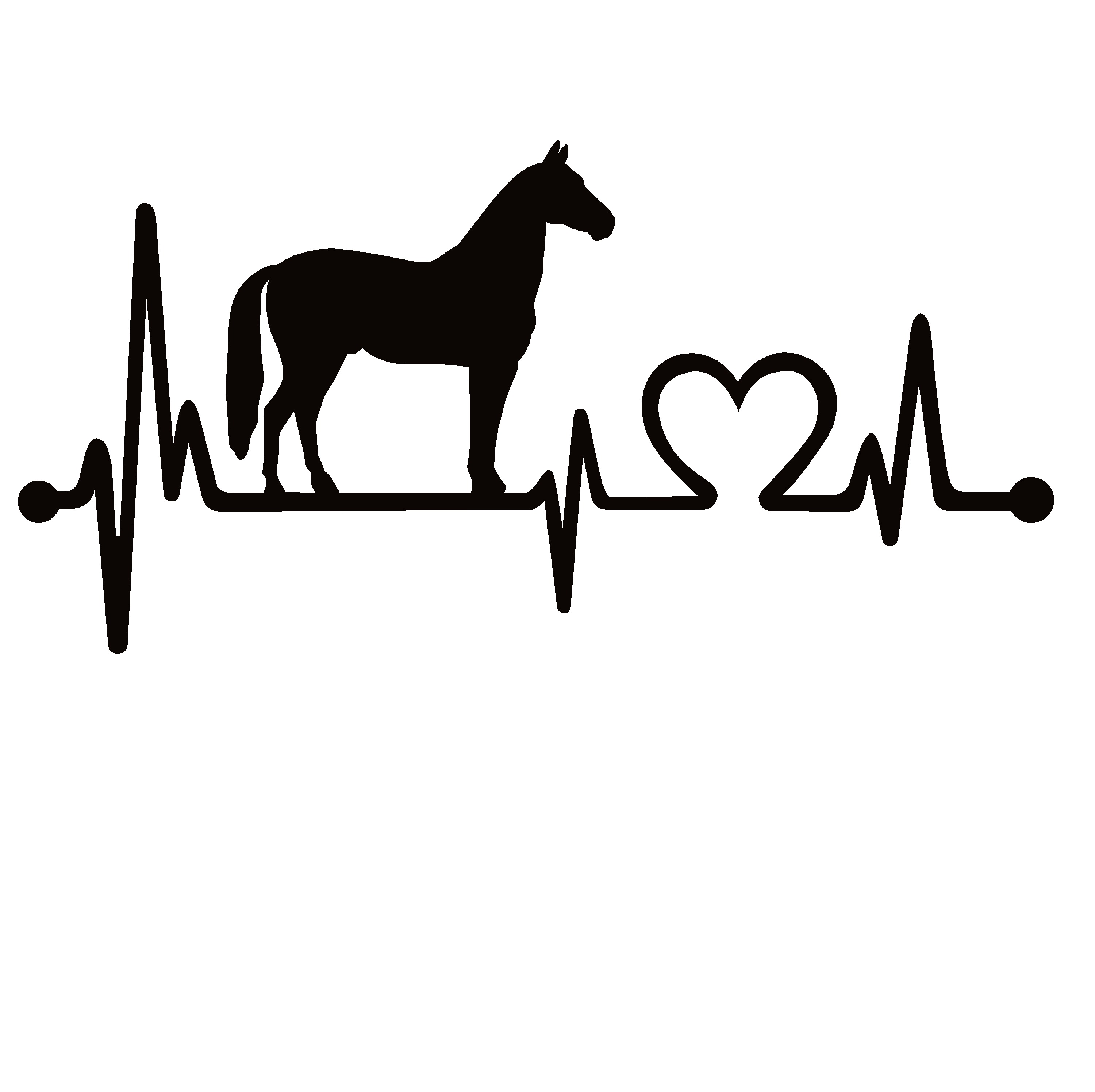 Download Horse Heartbeat Lifeline Decal -Horse Heartbeat Lifeline ...