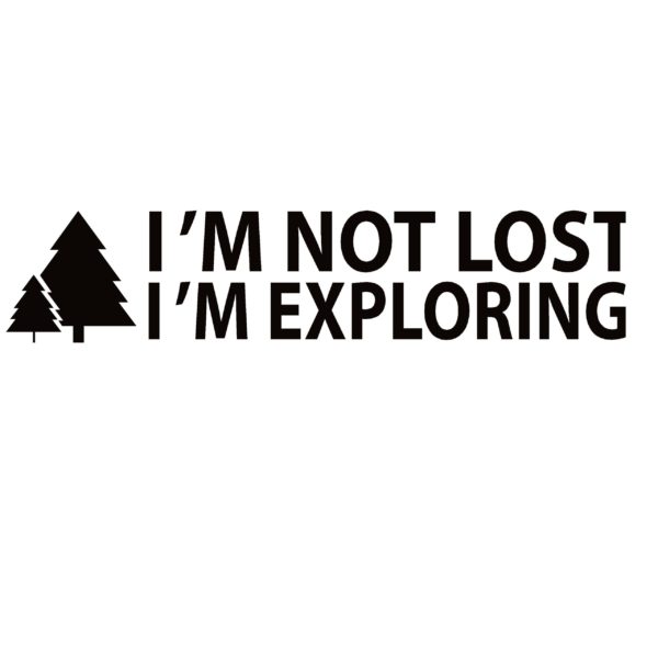 Im Not Lost I'm Exploring Decal