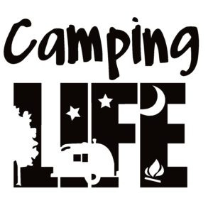 Camping Life Decal - Camping Life Sticker - 7133