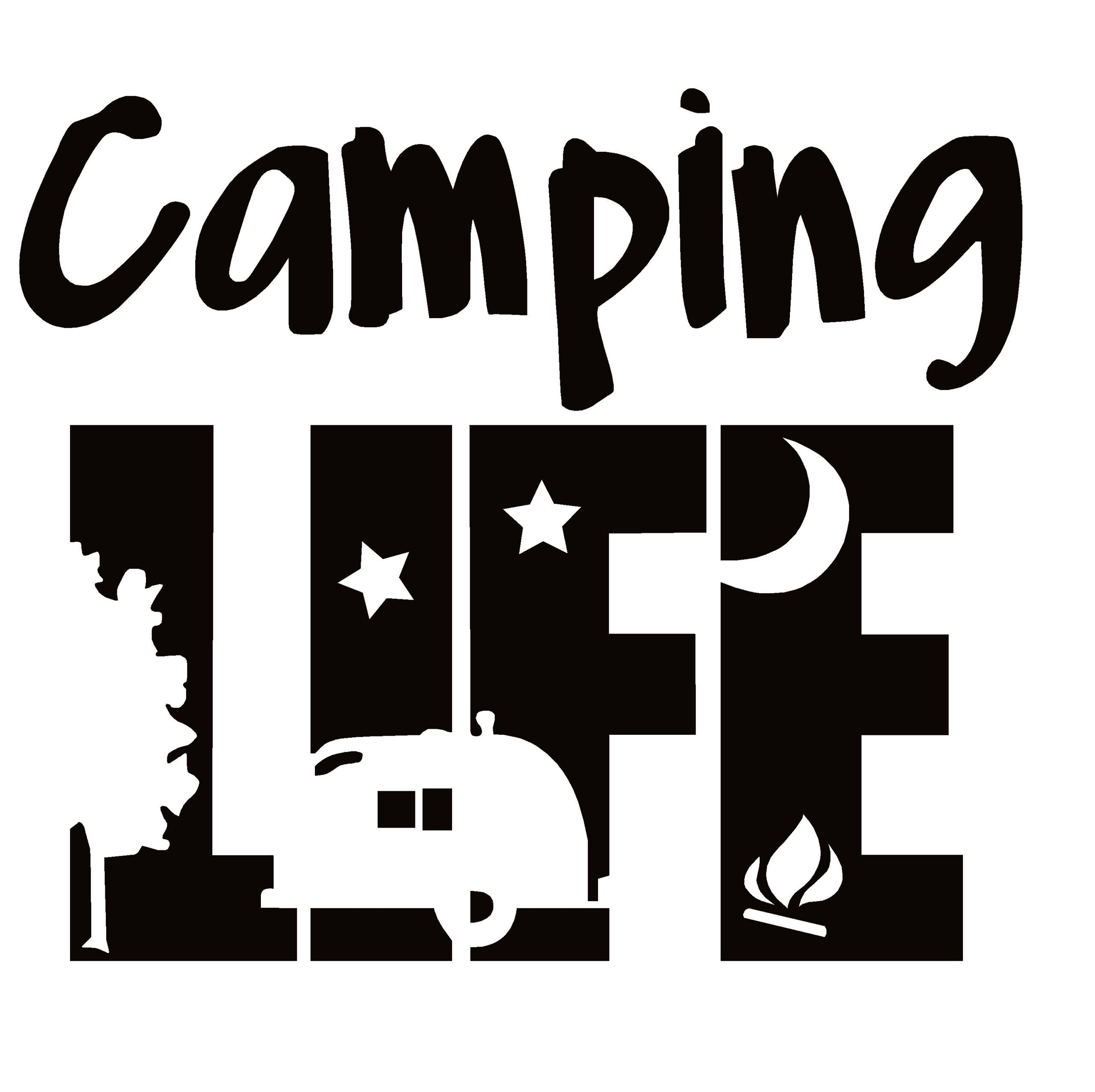 #CampingLife Autocollant