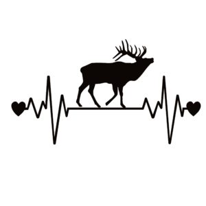 Bull Elk Love Lifeline Decal