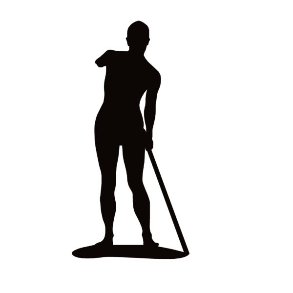 Paddle Board Guy 2 Decal - Paddle Board Guy 2 Sticker - 7490