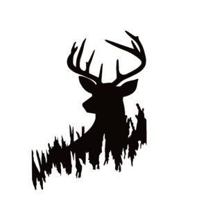 Hunting & Fishing Wall Decal, Vinyl Car Decal for Hunters and Fishermen,  Hunting and Fishing Gifts for Men, Truck Car Bumper Sticker C153 