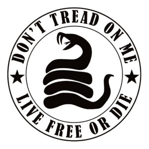 Don't tread on me decal
