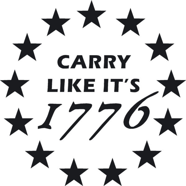 Carry Like It's 1776 / Stars Window Decal - Carry Like It's 1776 / Stars Window Sticker