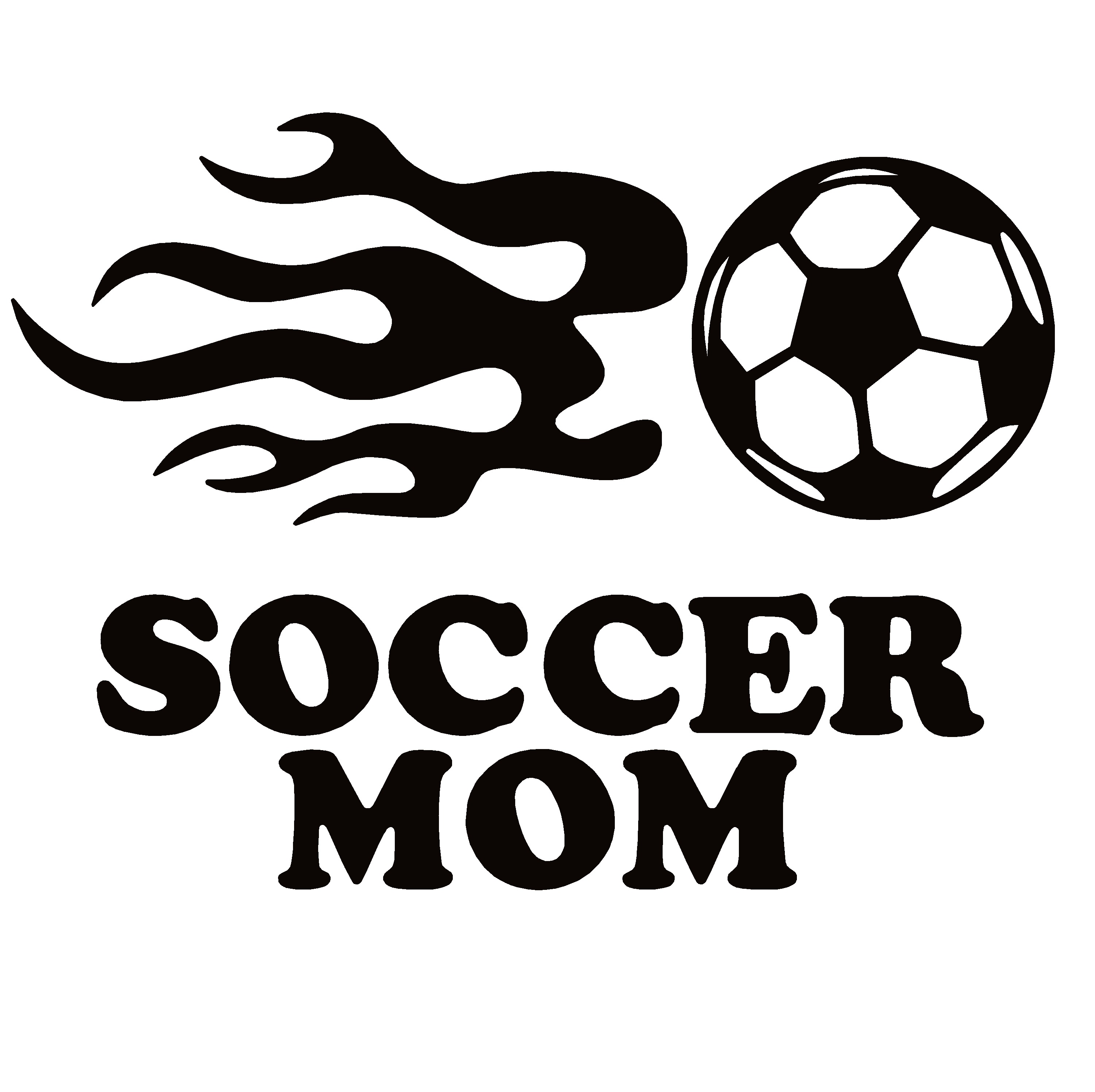 soccer mom car decal