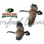 Canada Goose Flying Left Cut-out Decal