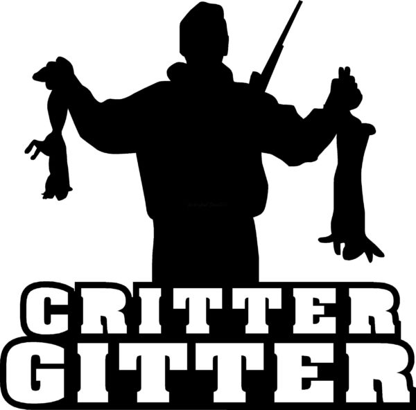 15009 Critter Gitter - Squirrel Hunting Rabbit Hunting Decal