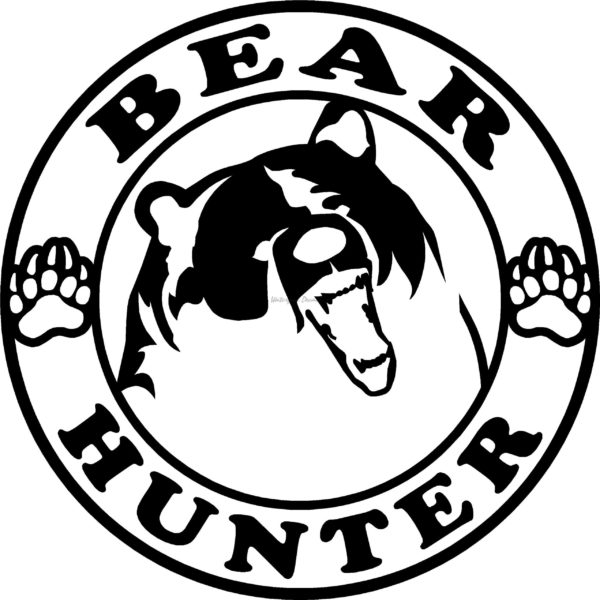Bear Hunter - Bear Hunting Decal