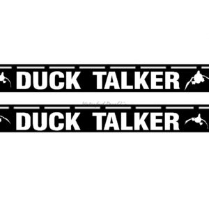 Barrel Decal Duck Talker SBD023